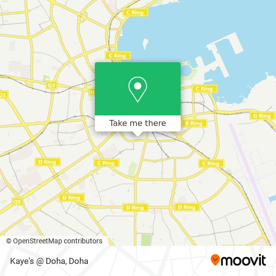 Kaye's @ Doha map