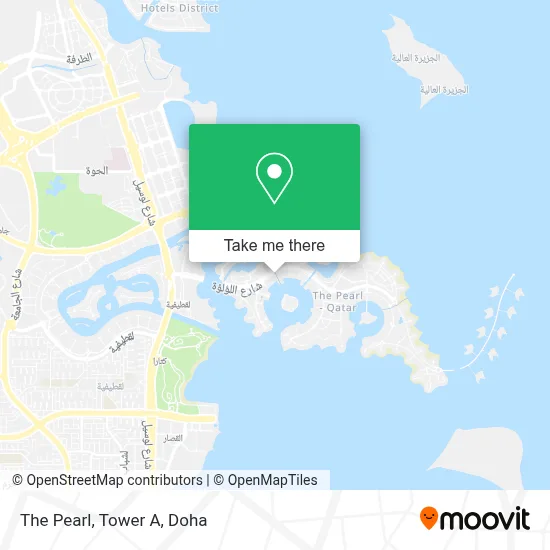 The Pearl, Tower A map