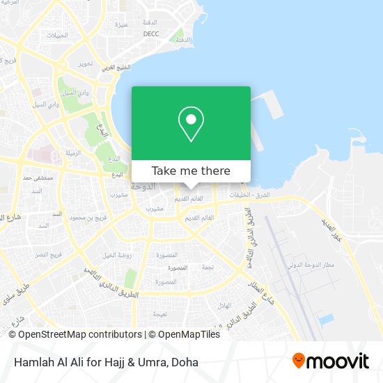 Hamlah Al Ali for Hajj & Umra map