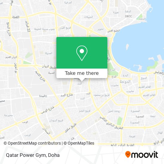 Qatar Power Gym map