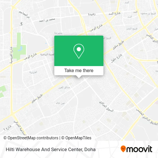 Hilti Warehouse And Service Center map