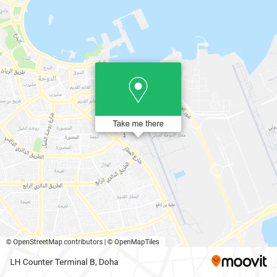 LH Counter Terminal B map