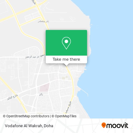 Vodafone Al Wakrah map