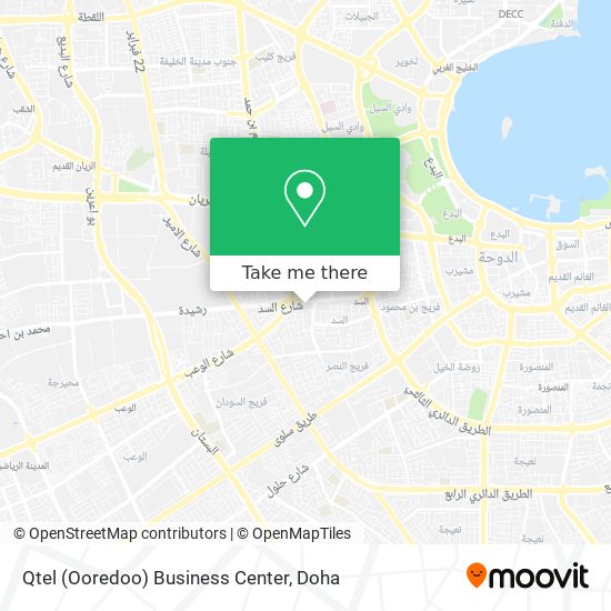 Qtel (Ooredoo) Business Center map