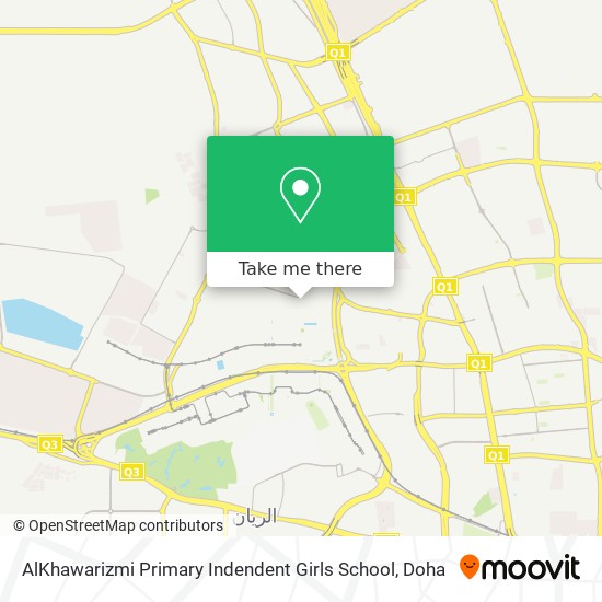 AlKhawarizmi Primary Indendent Girls School map