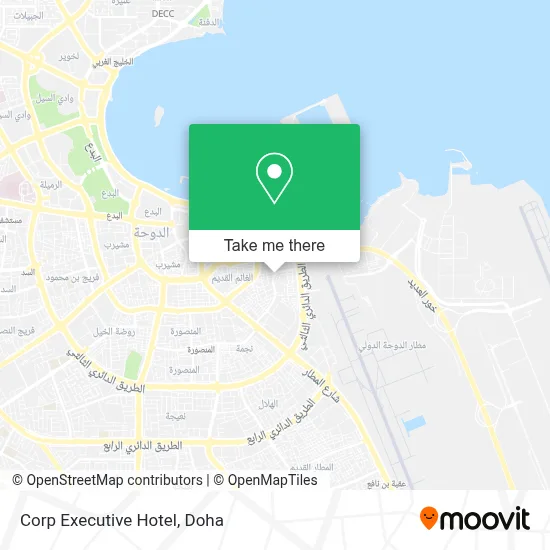 Corp Executive Hotel map