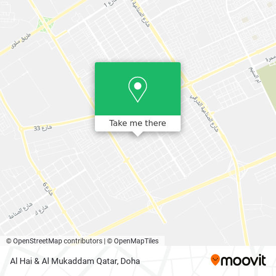 Al Hai & Al Mukaddam Qatar map