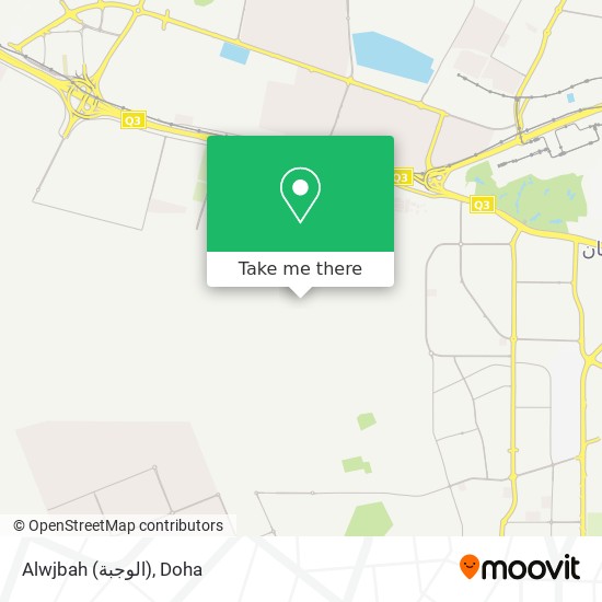 Alwjbah (الوجبة) map