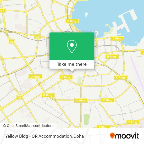 Yellow Bldg - QR Accommodation map