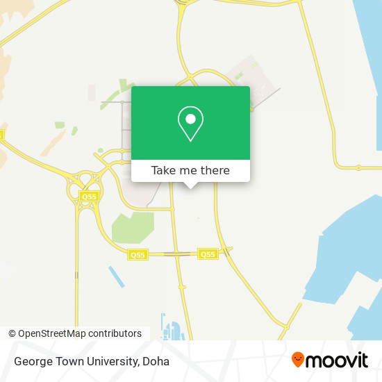 George Town University map