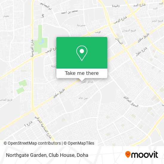 Northgate Garden, Club House map