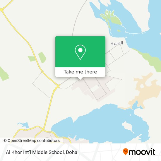 Al Khor Int'l Middle School map