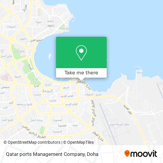 Qatar ports Management Company map