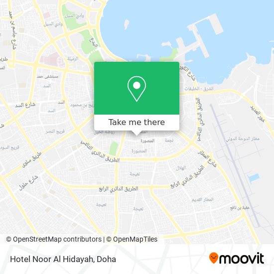 Hotel Noor Al Hidayah map