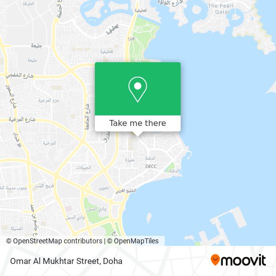Omar Al Mukhtar Street map