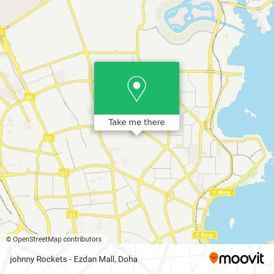 johnny Rockets - Ezdan Mall map