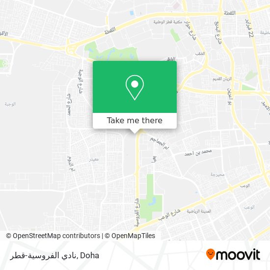 نادي الفروسية-قطر map