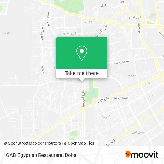 GAD Egyptian Restaurant map