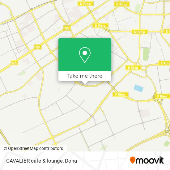 CAVALIER cafe & lounge map