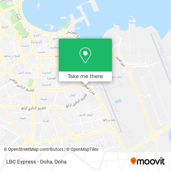 LBC Express - Doha map