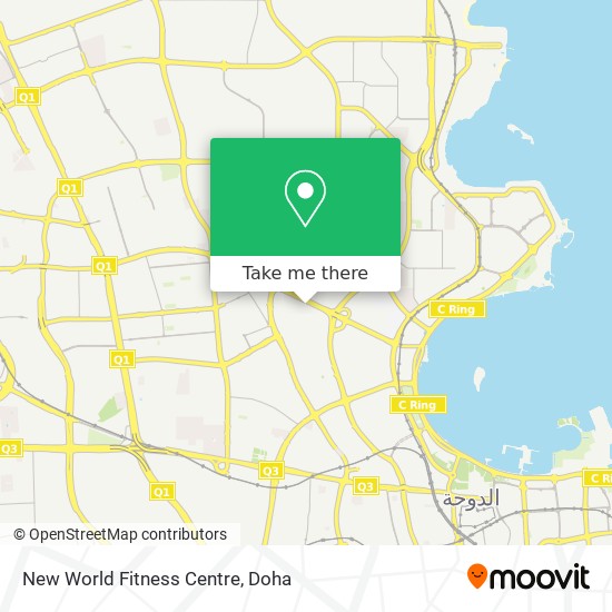 New World Fitness Centre map