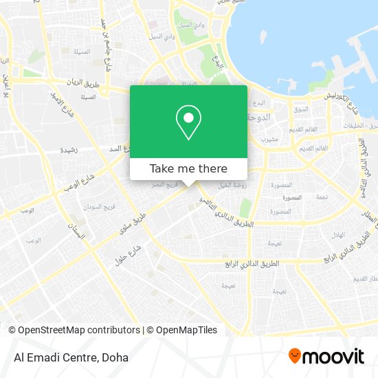 Al Emadi Centre map