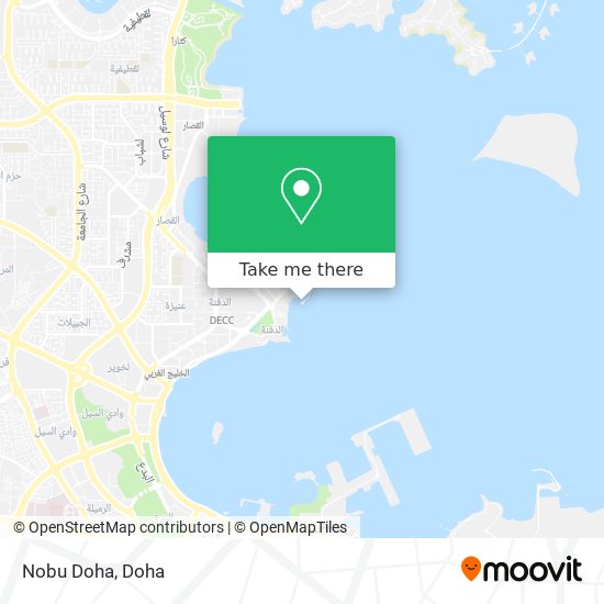 Nobu Doha map