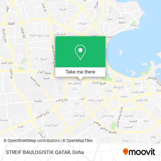 STREIF BAULOGISTIK QATAR map