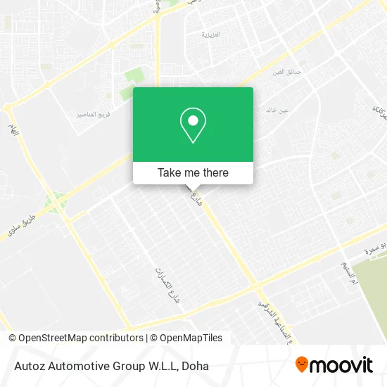 Autoz Automotive Group W.L.L map