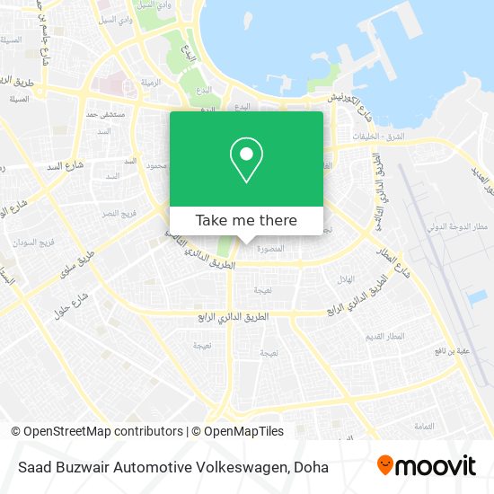 Saad Buzwair Automotive Volkeswagen map