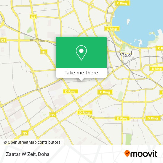 Zaatar W Zeit map
