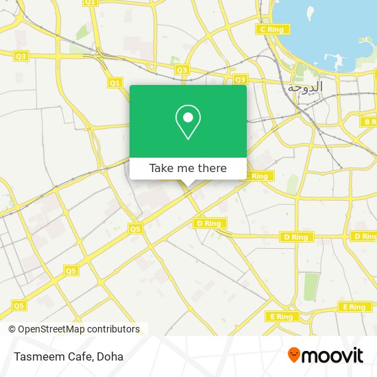 Tasmeem Cafe map