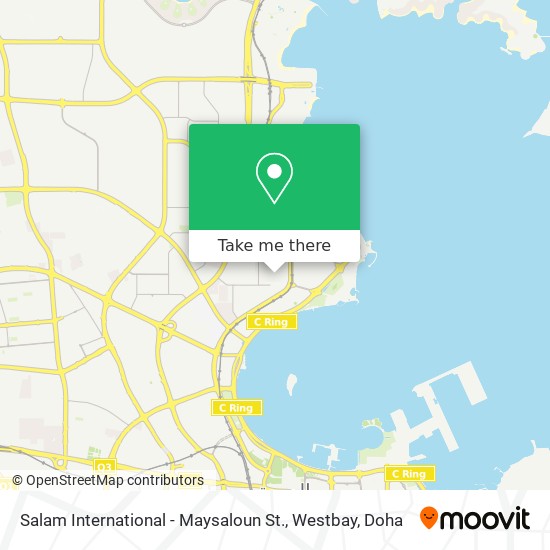 Salam International - Maysaloun St., Westbay map