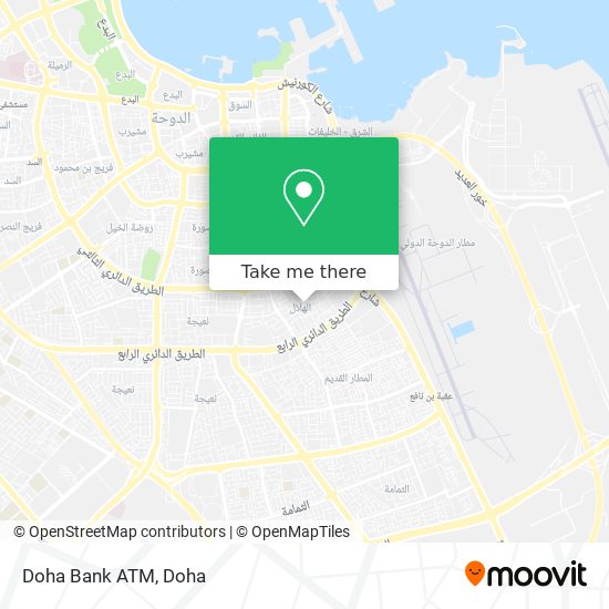 Doha Bank ATM map