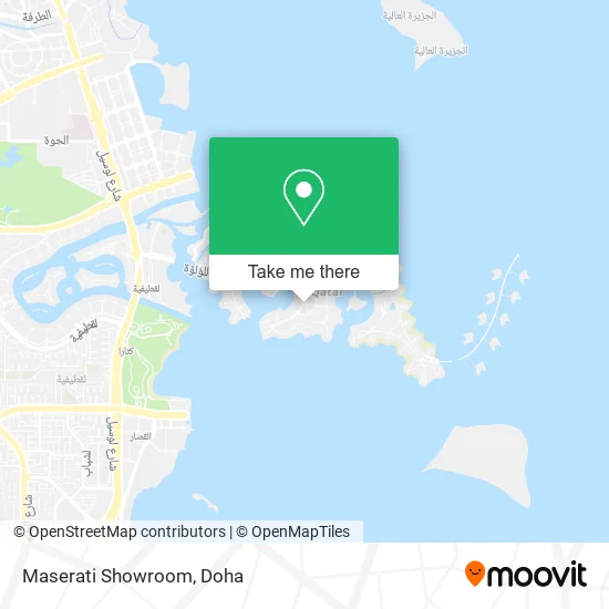 Maserati Showroom map