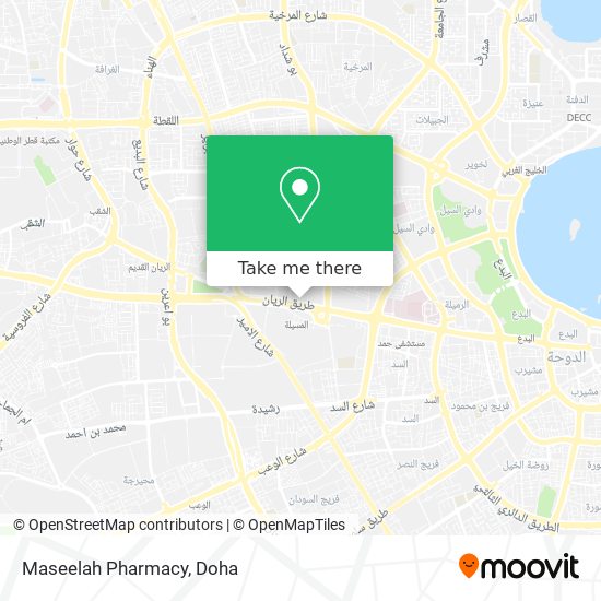 Maseelah Pharmacy map