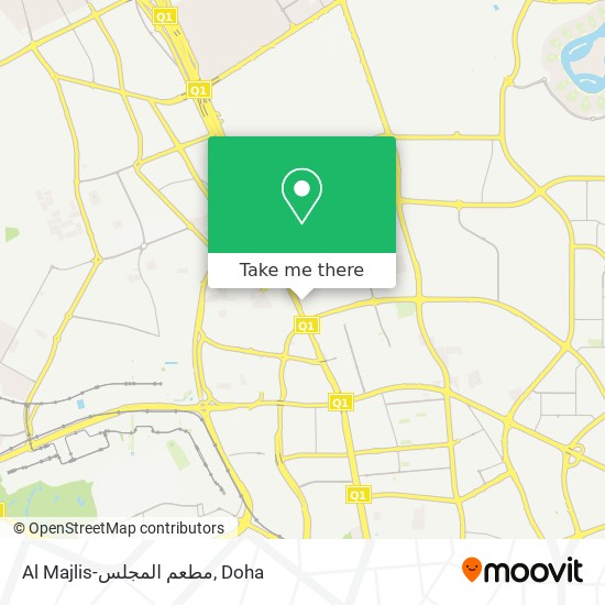 Al Majlis-مطعم المجلس map