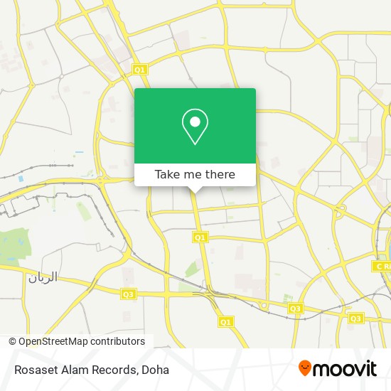 Rosaset Alam Records map