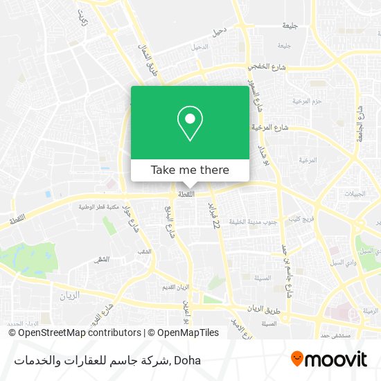 شركة جاسم للعقارات والخدمات map