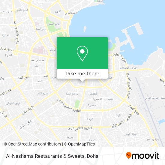 Al-Nashama Restaurants & Sweets map