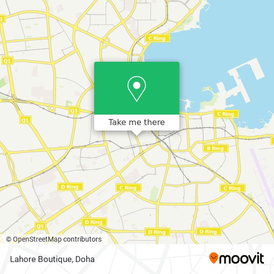 Lahore Boutique map