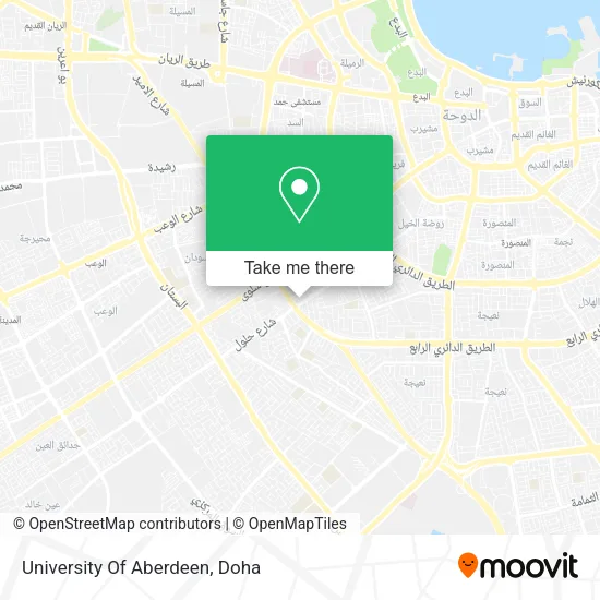 University Of Aberdeen map