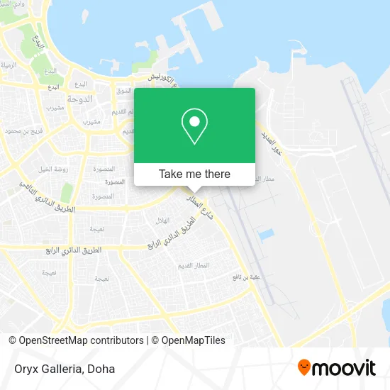 Oryx Galleria map