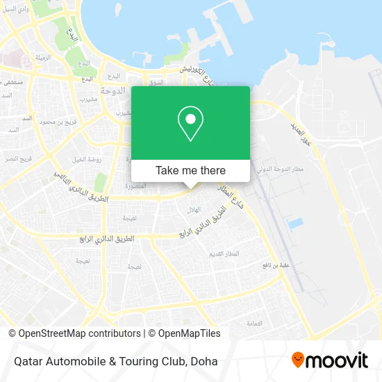 Qatar Automobile & Touring Club map