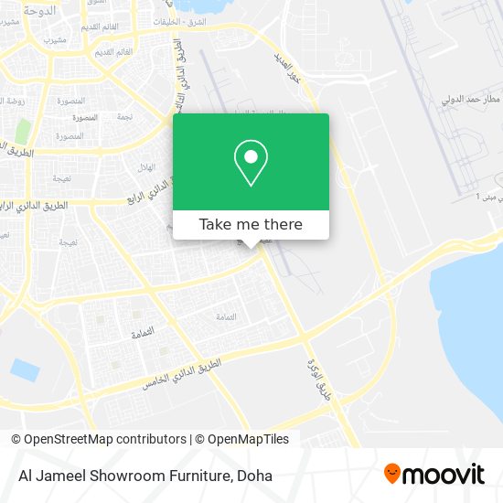 Al Jameel Showroom Furniture map