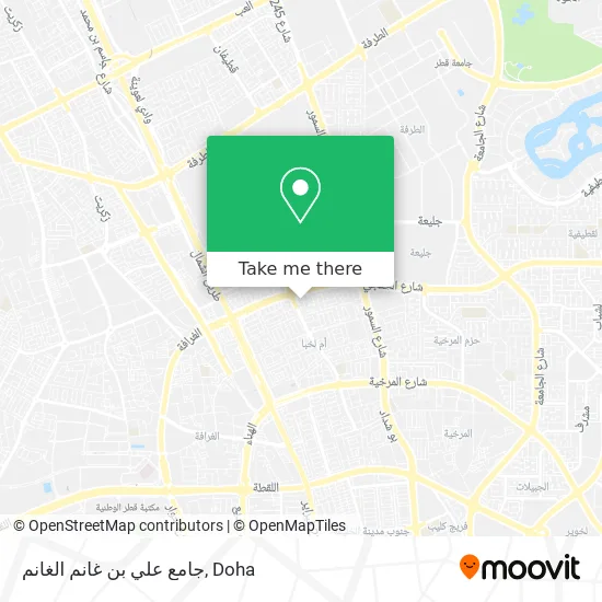 جامع علي بن غانم الغانم map