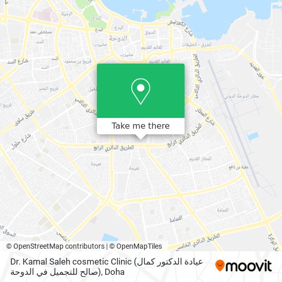 Dr. Kamal Saleh  cosmetic Clinic (عيادة الدكتور كمال صالح للتجميل في الدوحة) map