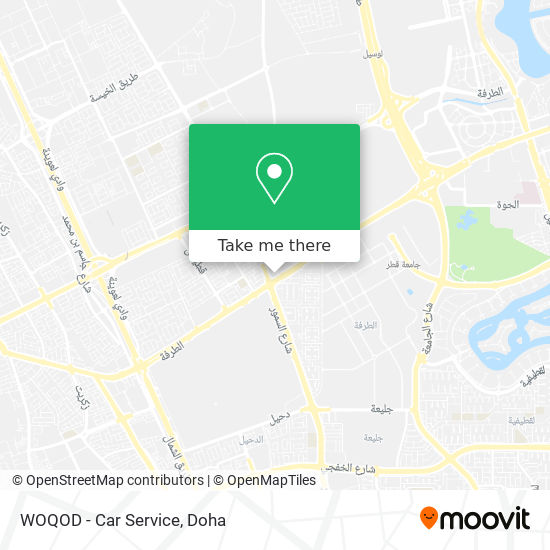 WOQOD - Car Service map