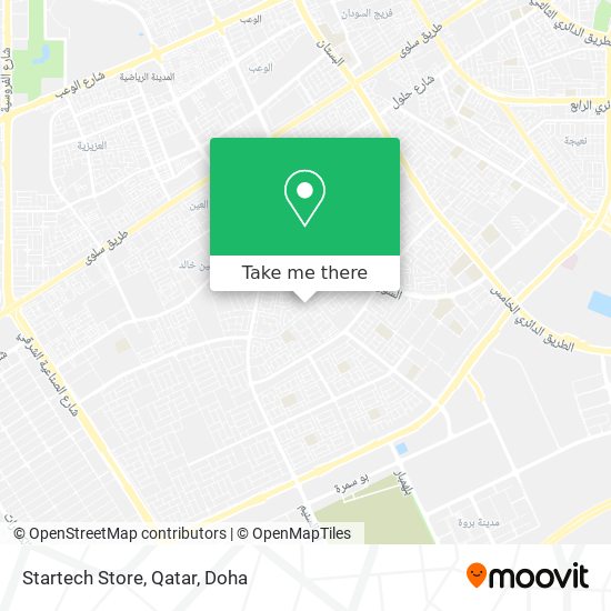 Startech Store, Qatar map