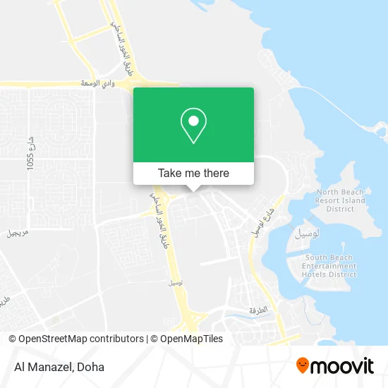 Al Manazel map